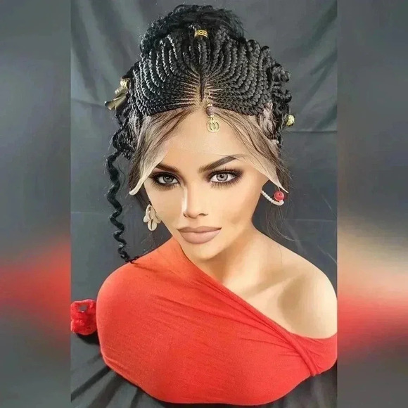 Premium Handmade BraidedLace Wigs for Working Women -Versatile, Lightweight, NWT - Picture 7 of 15